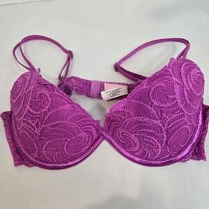 Victoria's Secret Very Sexy Fuschia Pink Push-up Bra Size 34A